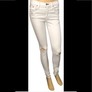 Rag and Bone White Skinny Jeans made for Intermix
